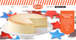 Desktop Screenshot of juniorscheesecake.com